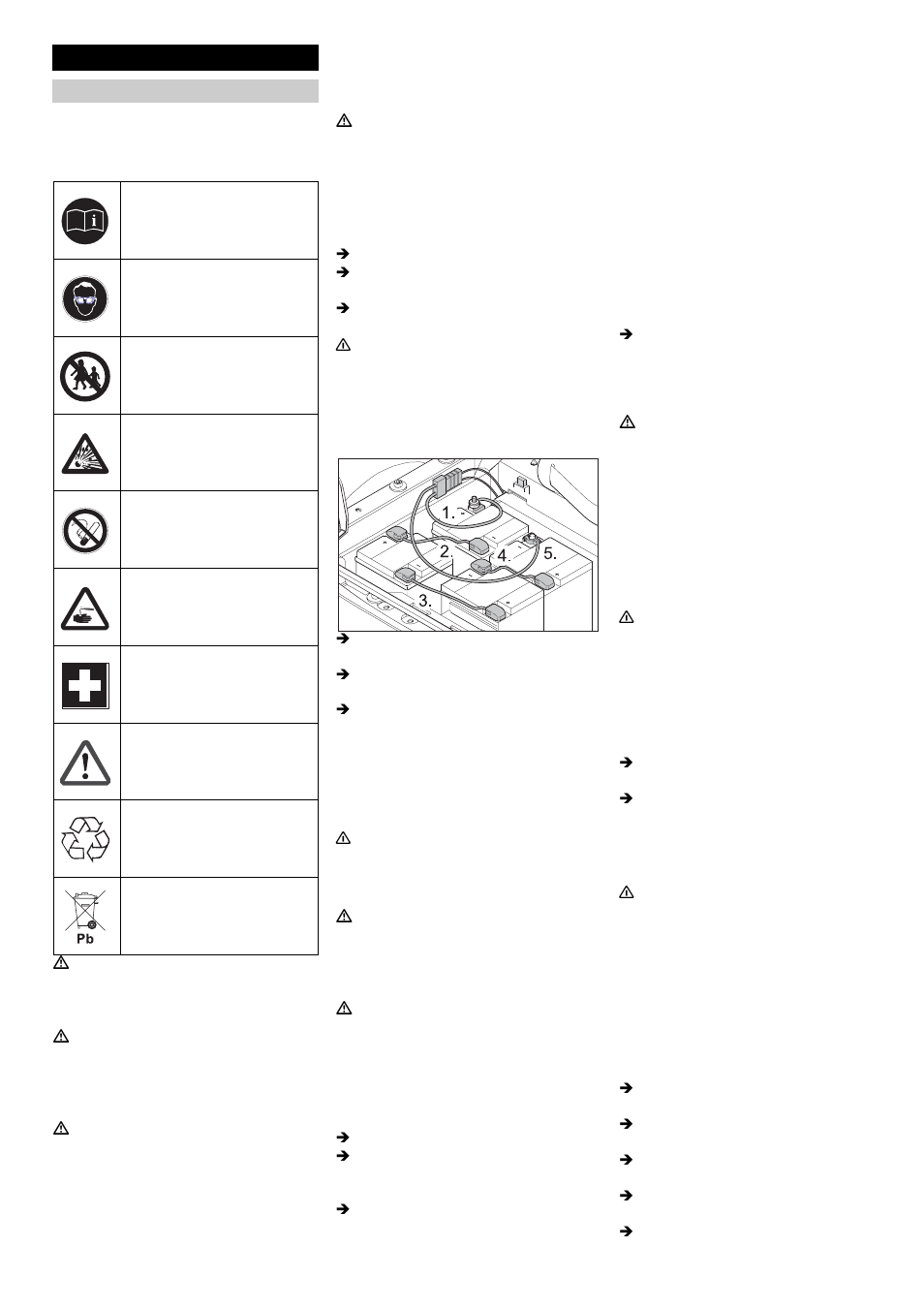 Avant la mise en service | Windsor Sweeper RRB 360 User Manual | Page 28 / 60