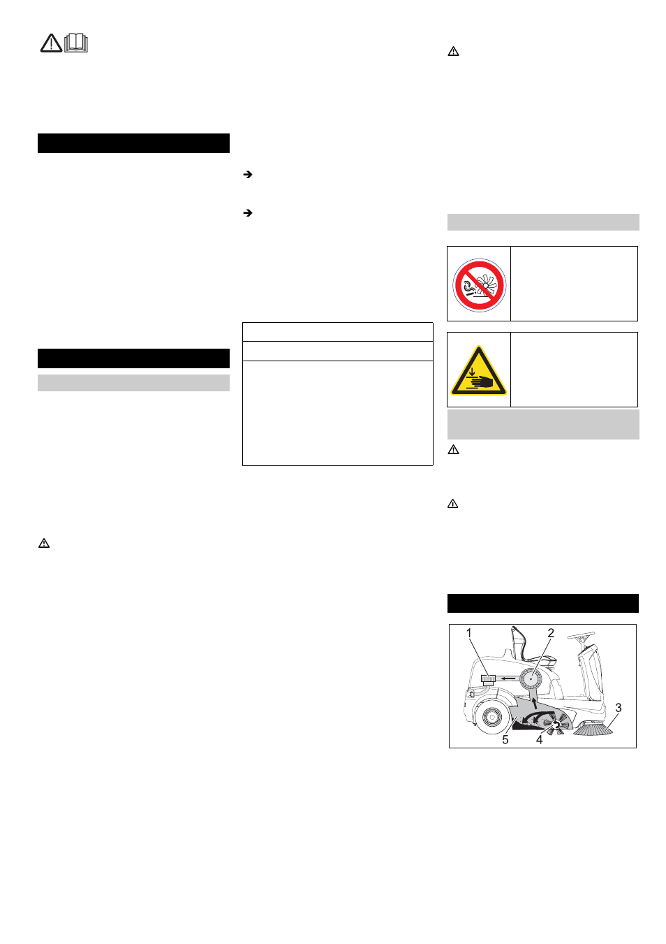 Contents safety instructions, Function | Windsor Sweeper RRB 360 User Manual | Page 6 / 60