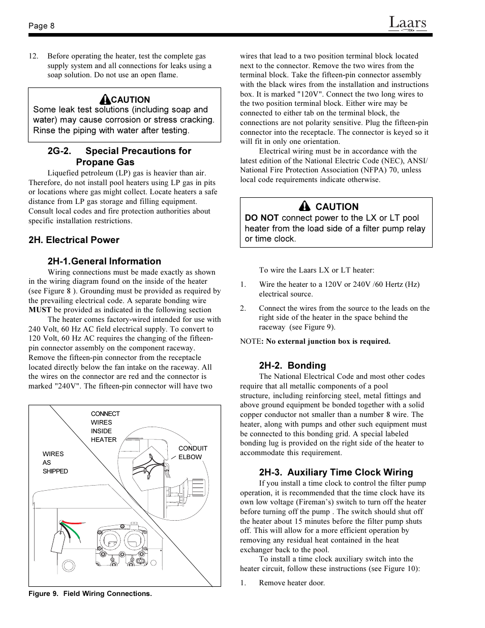Waterpik Technologies pool/spa heater User Manual | Page 10 / 32
