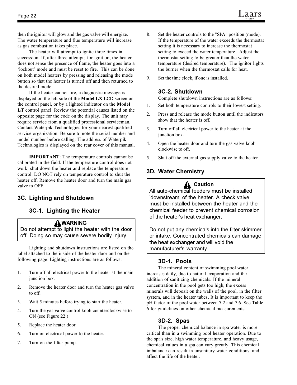 Waterpik Technologies pool/spa heater User Manual | Page 24 / 32