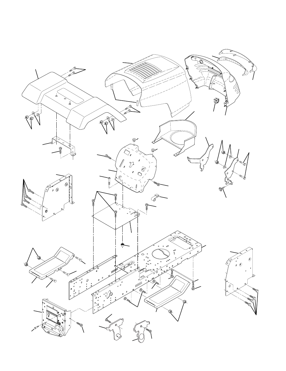 Repair parts, Chassis | Weed Eater 174193 User Manual | Page 30 / 48