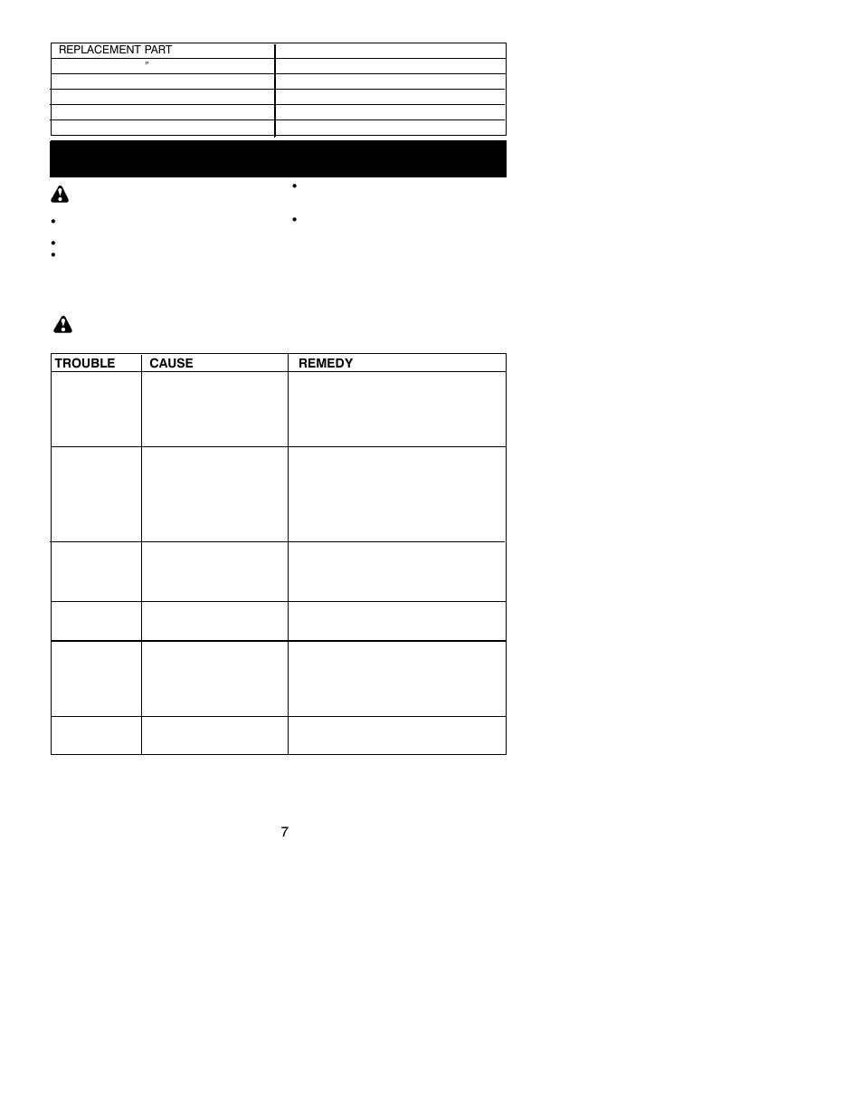 Storage | Weed Eater 530085765 User Manual | Page 7 / 8