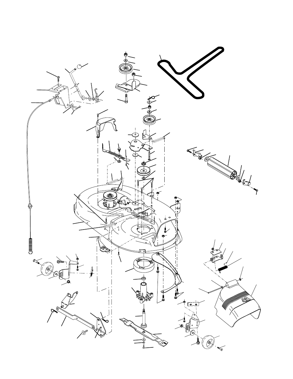 Repair parts, Mower deck | Weed Eater 177019 User Manual | Page 42 / 48