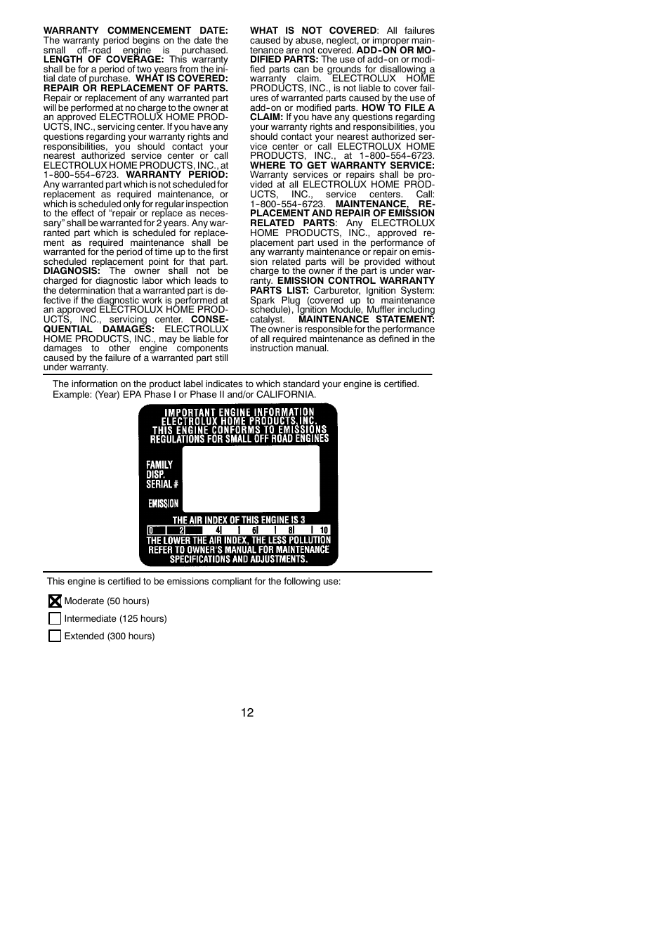 Weed Eater 530163883 User Manual | Page 12 / 12