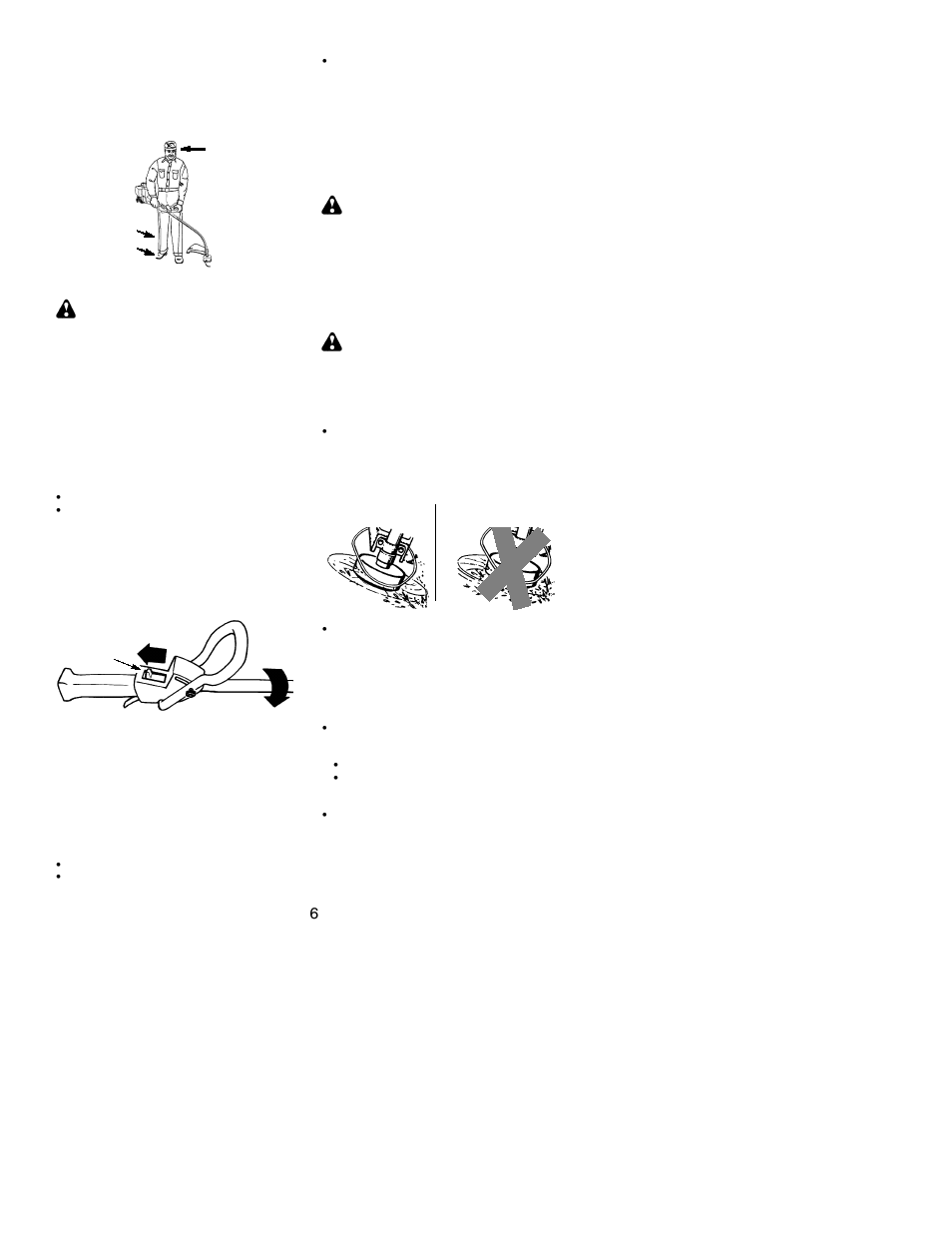 Weed Eater TWIST-N-EDGE TE 400 LE User Manual | Page 6 / 12