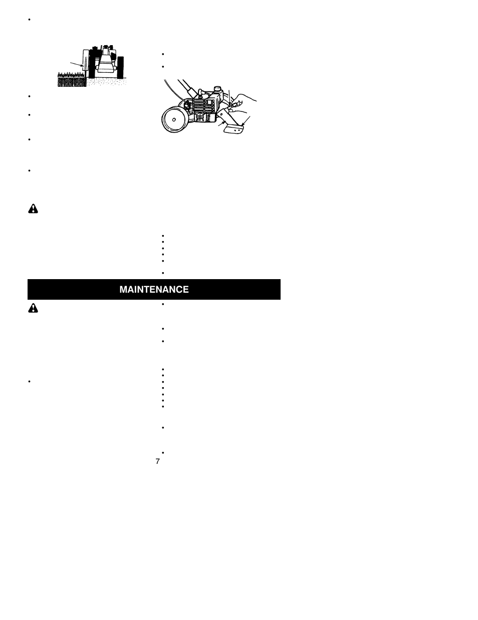 Maintenance | Weed Eater 530163408 User Manual | Page 7 / 12