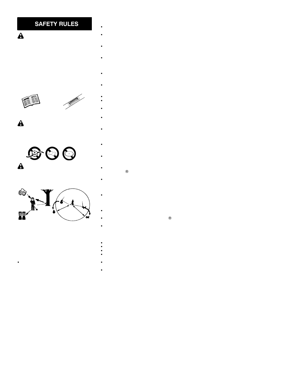 Safety rules | Weed Eater TWIST-N-EDGE 530088738 User Manual | Page 2 / 7