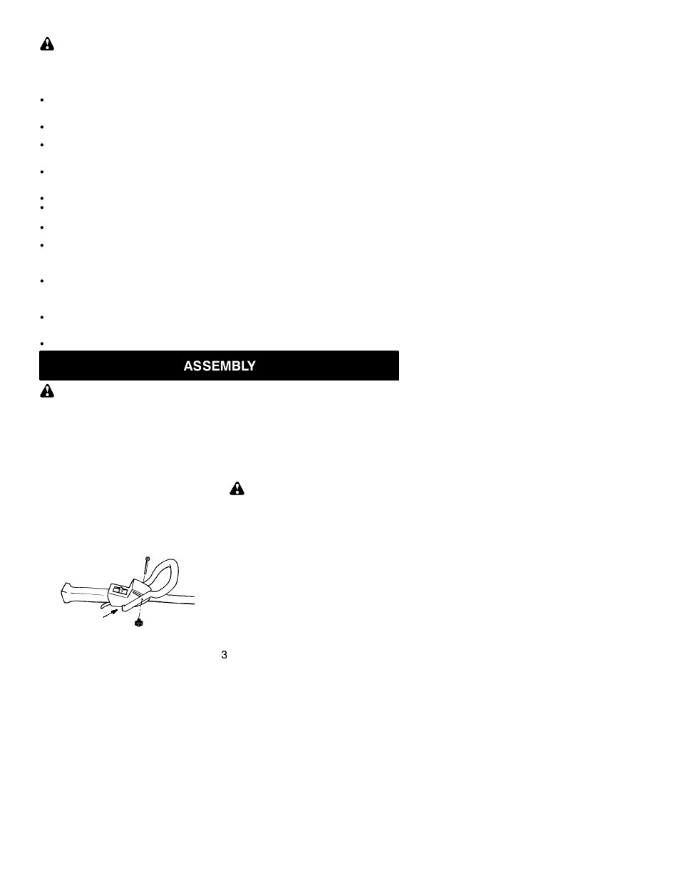 Assembly | Weed Eater 530163506 User Manual | Page 3 / 11