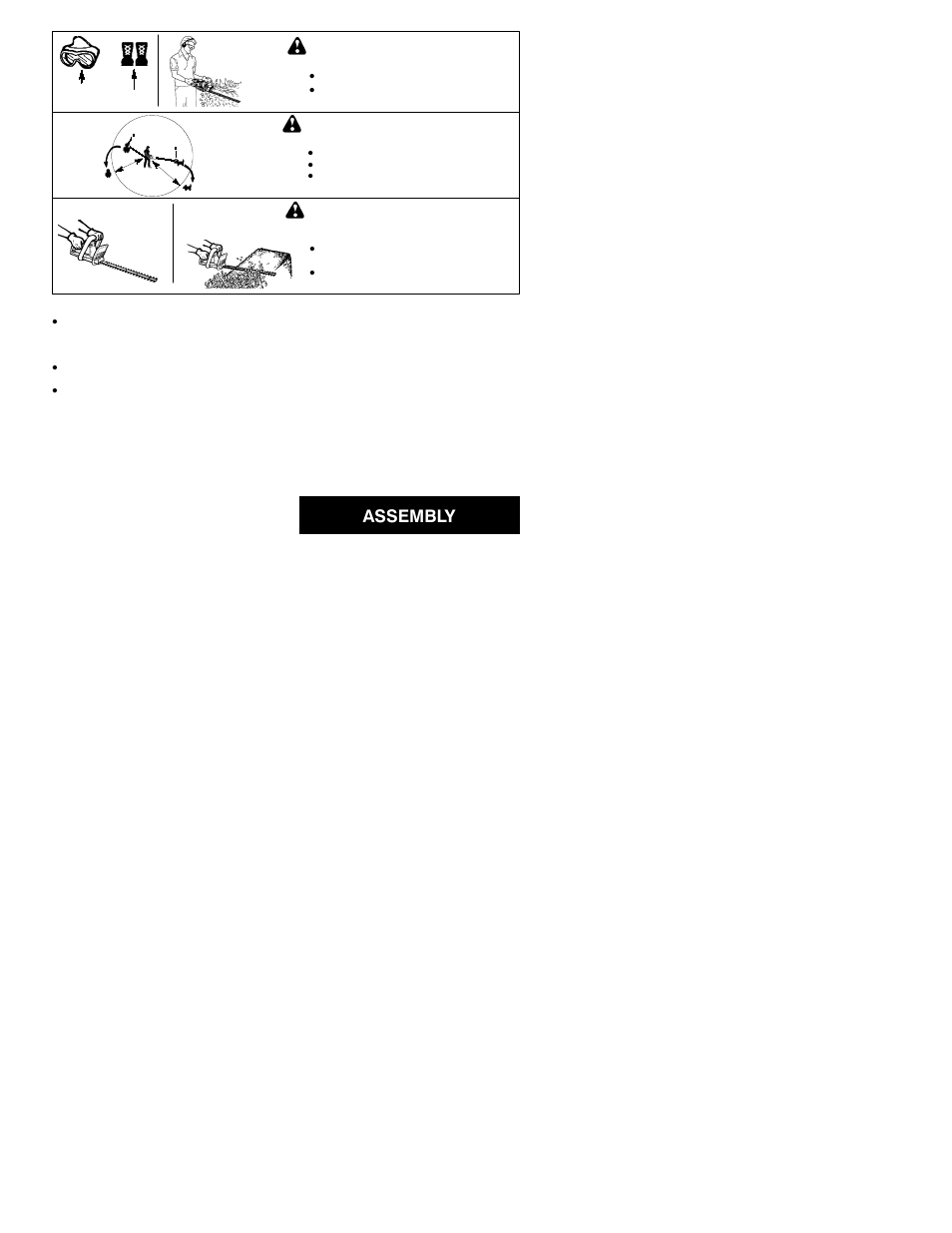Assembly | Weed Eater GHT 220 User Manual | Page 3 / 10