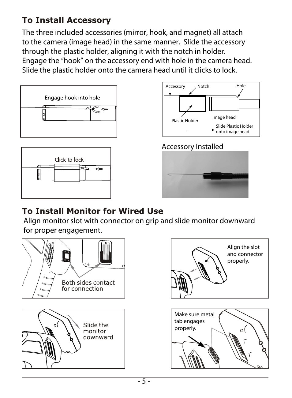 8802aj6f, Accessory installed | Whistler WIC-2409C User Manual | Page 7 / 15