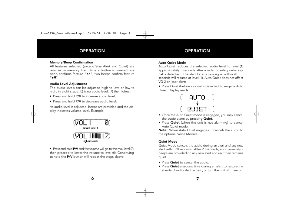 Whistler PRO-3450 User Manual | Page 5 / 16