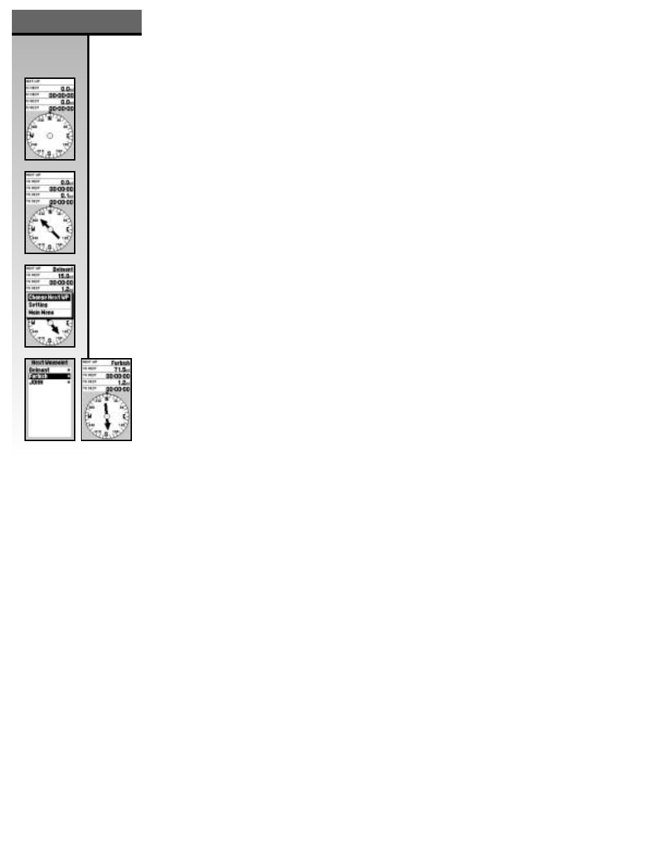 Galileo, Compass page | Whistler GPS User Manual | Page 25 / 42