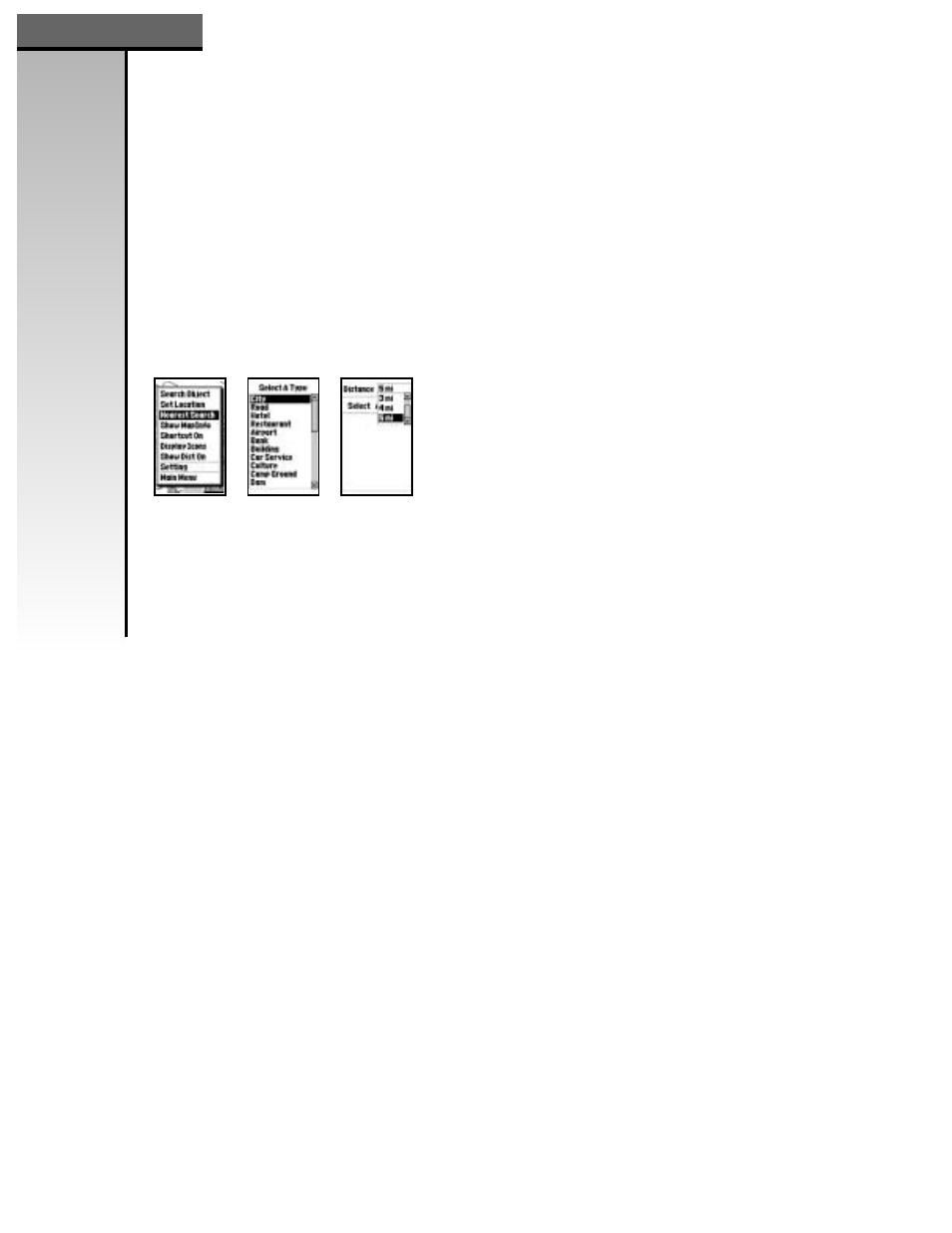 Galileo, Search settings | Whistler GPS User Manual | Page 27 / 42