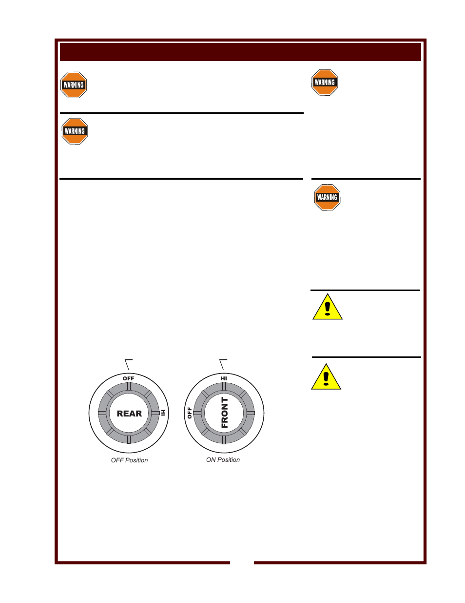 Warning, Caution, Operation (continued) | Wells COUNTER TOP GAS HOTPLATE H-2412G User Manual | Page 11 / 16