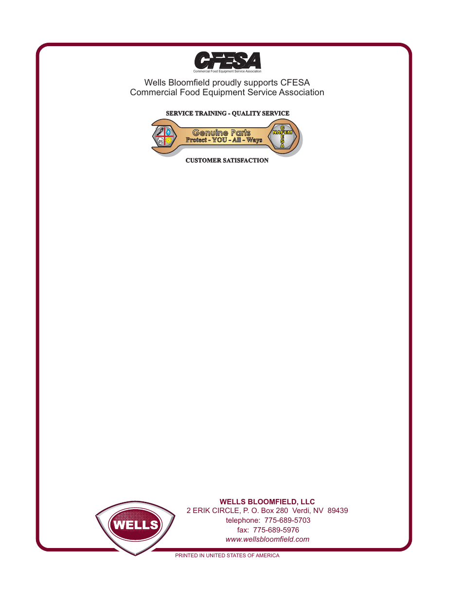 Wells COUNTER TOP GAS HOTPLATE H-2412G User Manual | Page 16 / 16