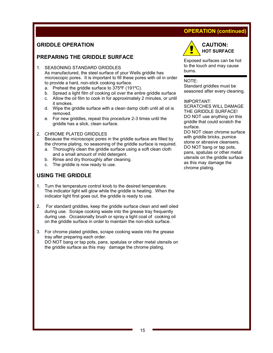 Wells WV-2HGRW User Manual | Page 17 / 32