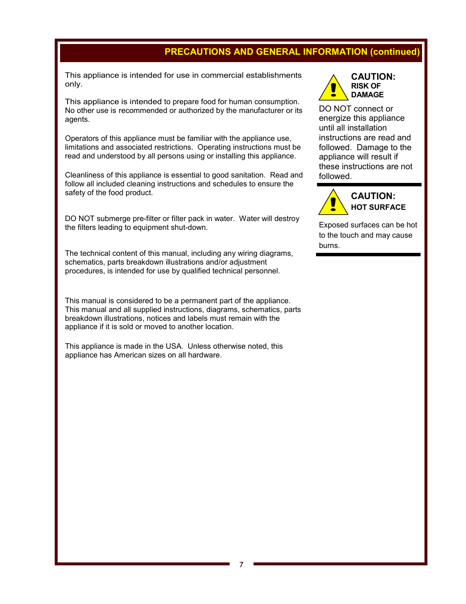Wells WV-2HGRW User Manual | Page 9 / 32