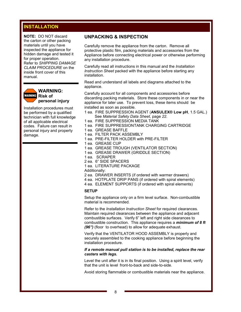 Wells WVG-136RW User Manual | Page 10 / 28