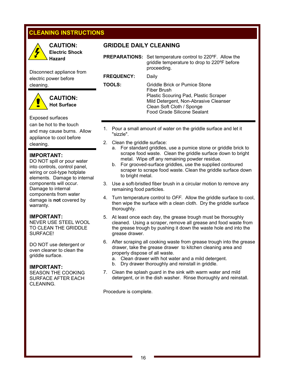 Wells WVG-136RW User Manual | Page 18 / 28