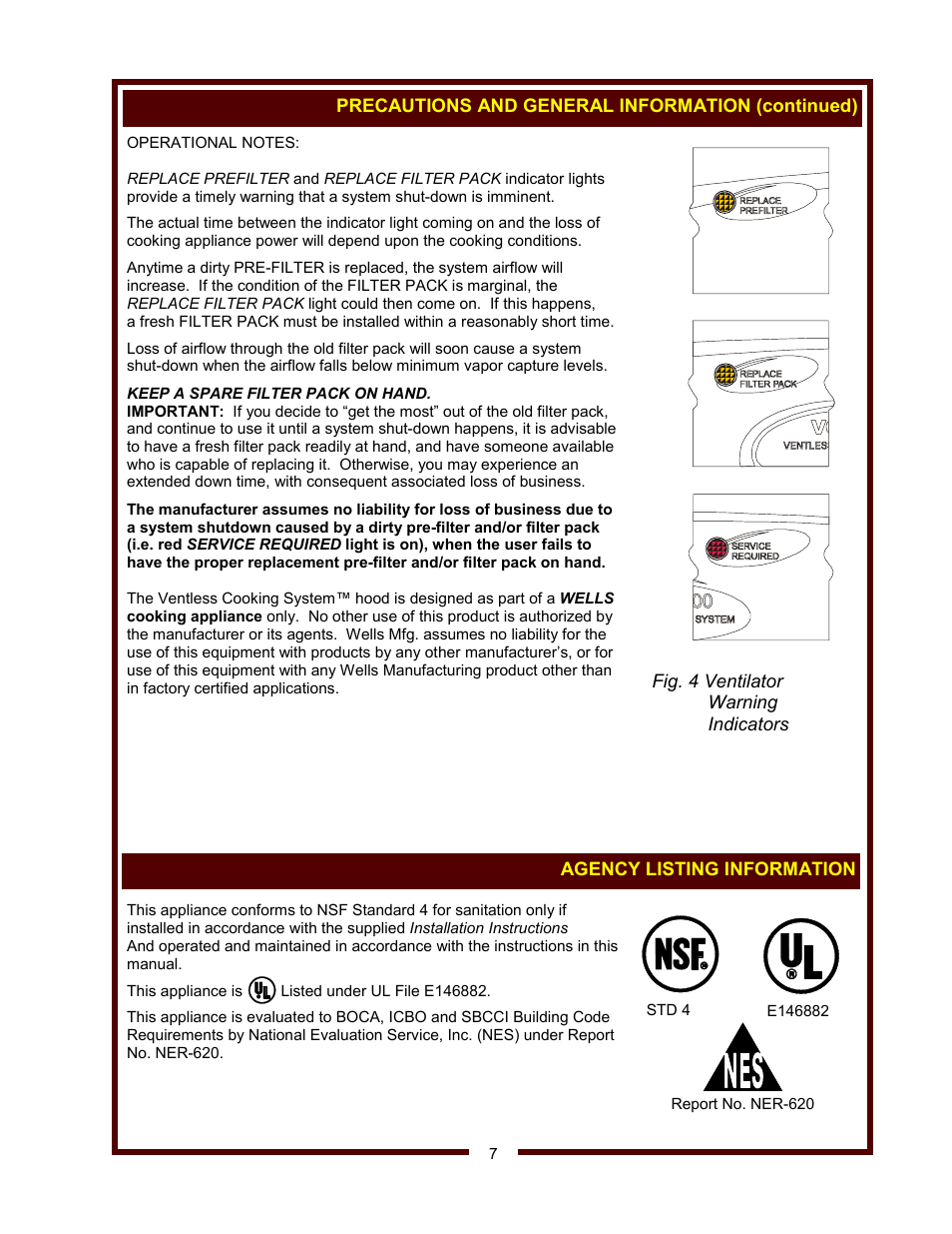 Wells WVG-136RW User Manual | Page 9 / 28