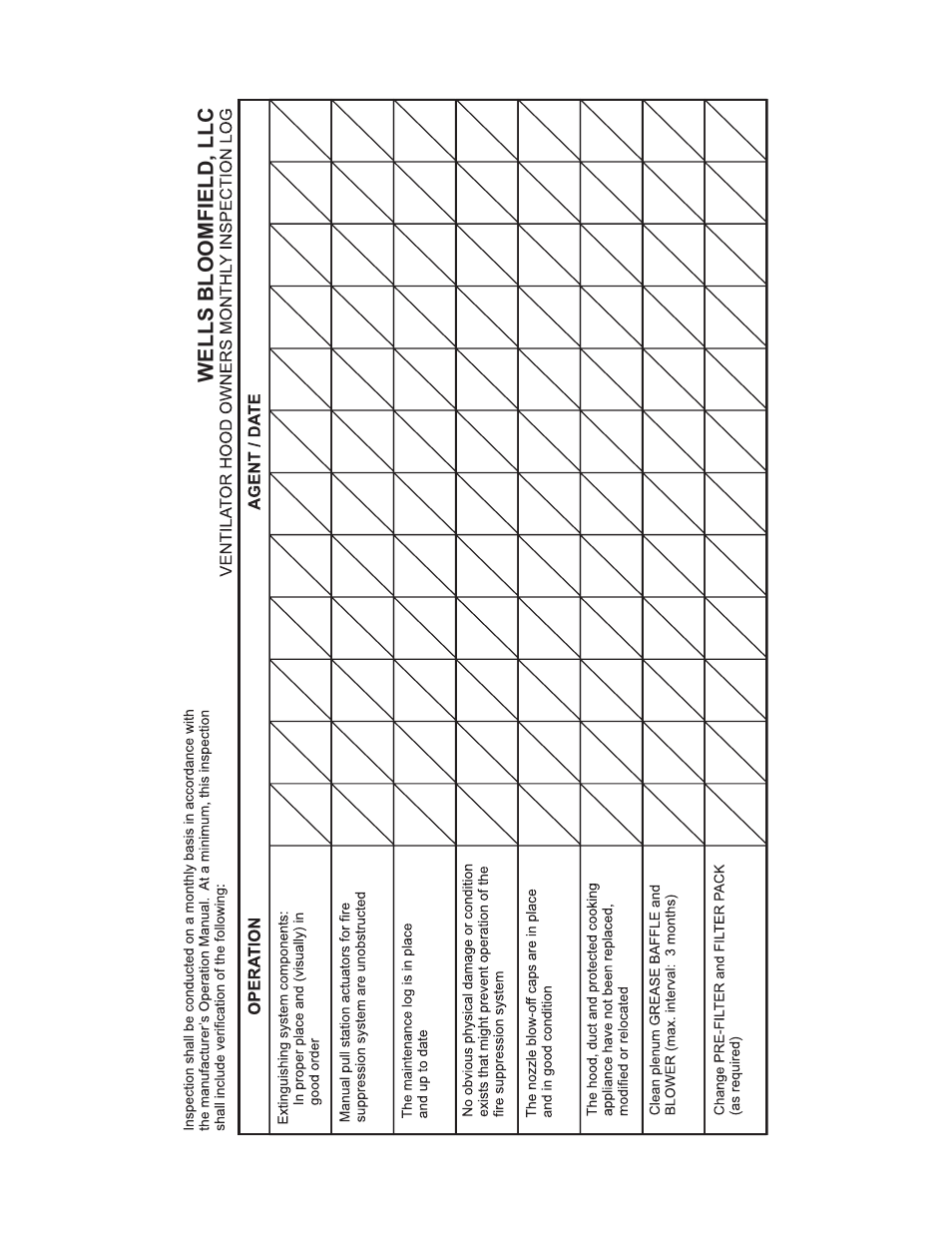 Wells bloomfield, llc | Wells WVF-886 User Manual | Page 29 / 34