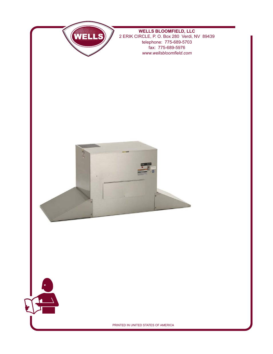 Wells WVSW VENTLESS HOOD User Manual | 14 pages
