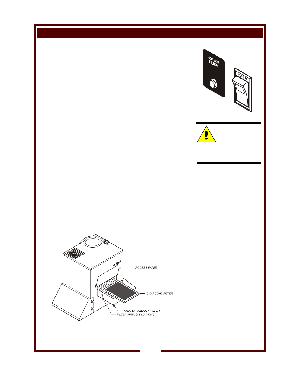 Caution, Operation, Risk of injury | Wells WVSW VENTLESS HOOD User Manual | Page 9 / 14