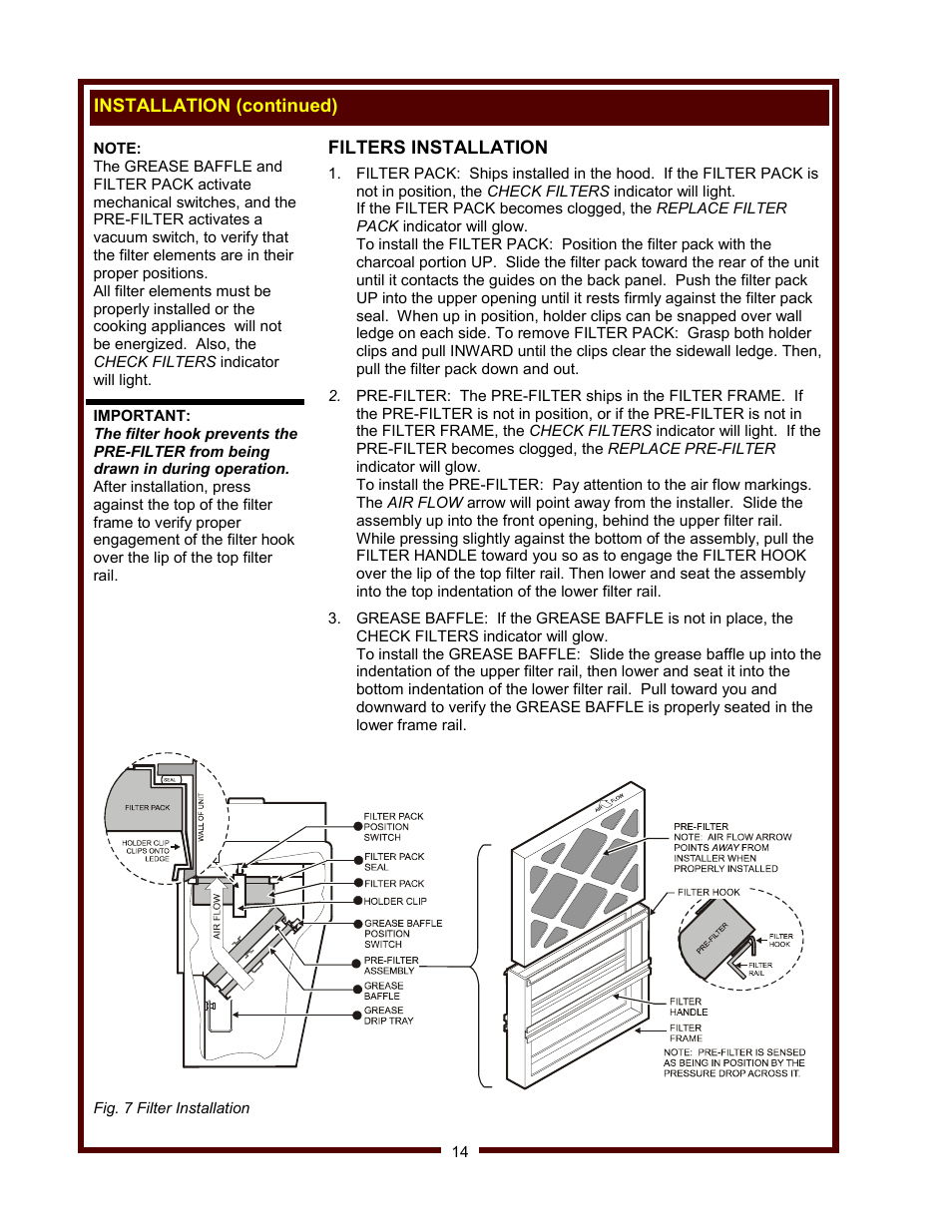 Wells WV-FGRW User Manual | Page 16 / 36