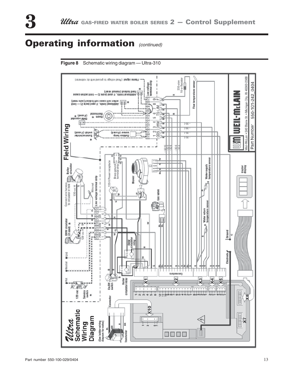 Operating information | Weil-McLain -230 User Manual | Page 13 / 28
