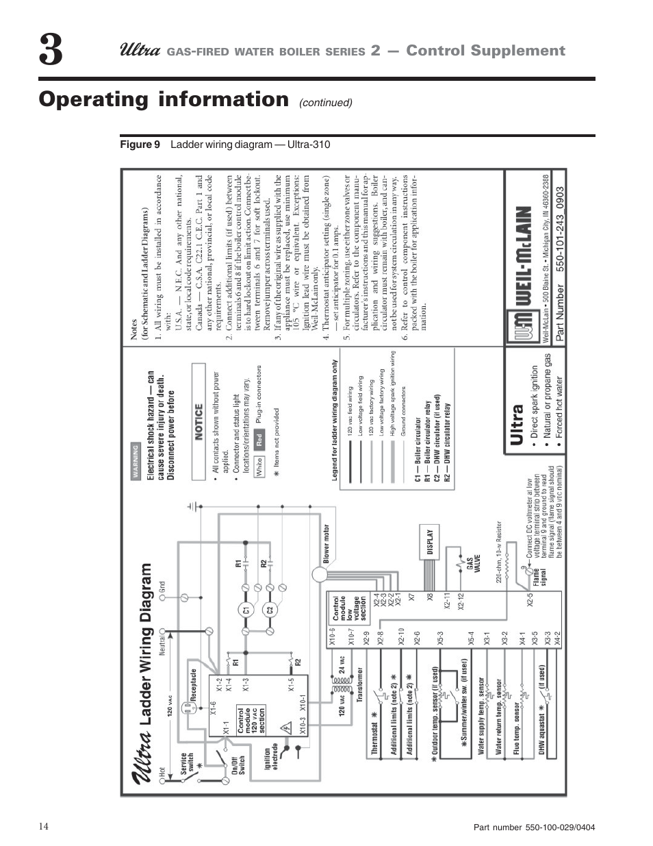 Operating information | Weil-McLain -230 User Manual | Page 14 / 28