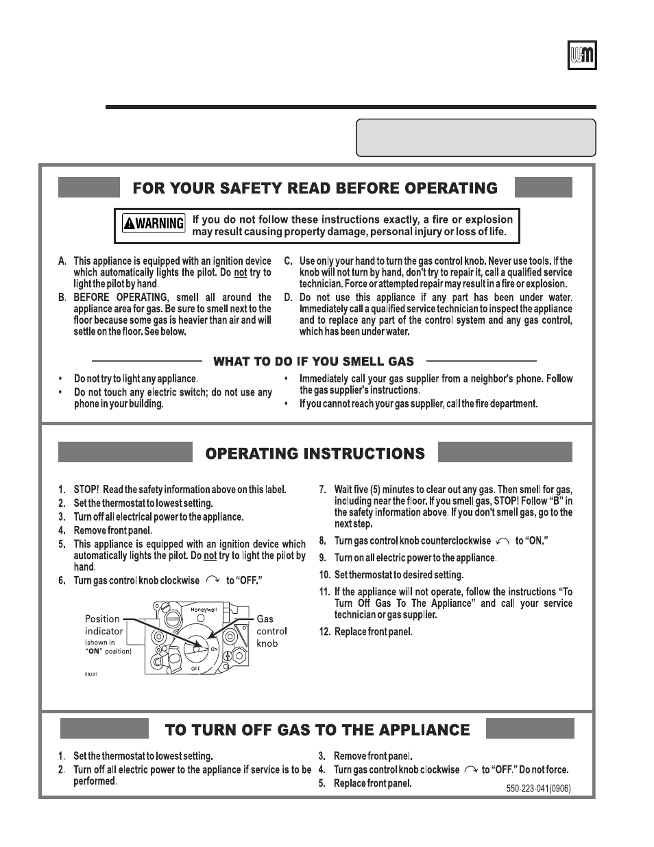 Operating instructions cgs-3 to cgs-6 | Weil-McLain GOLD CGS 550-110-260/0508 User Manual | Page 34 / 64