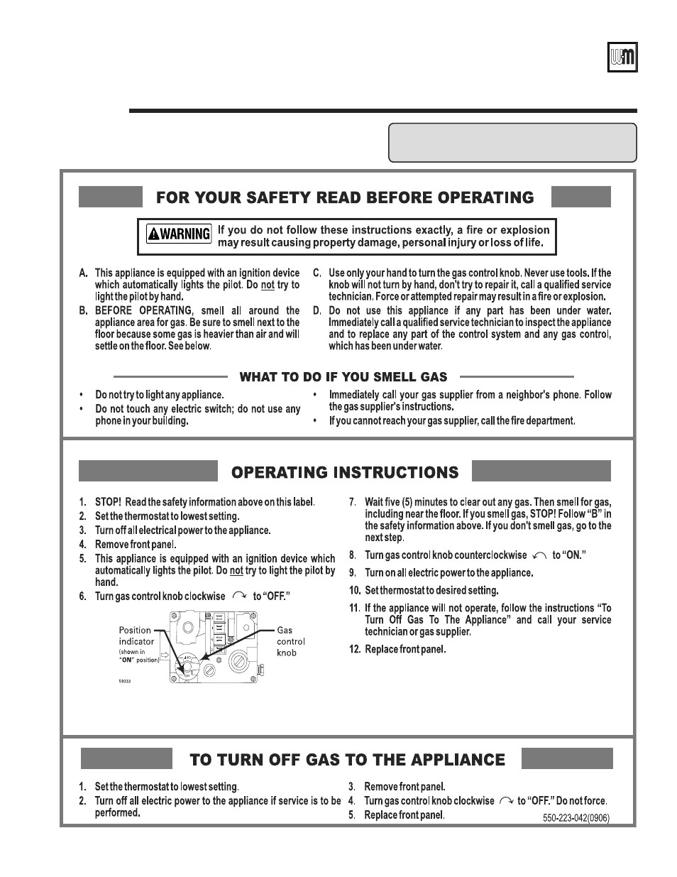 Operating instructions cgs-3 to cgs-6 | Weil-McLain GOLD CGS 550-110-260/0508 User Manual | Page 35 / 64