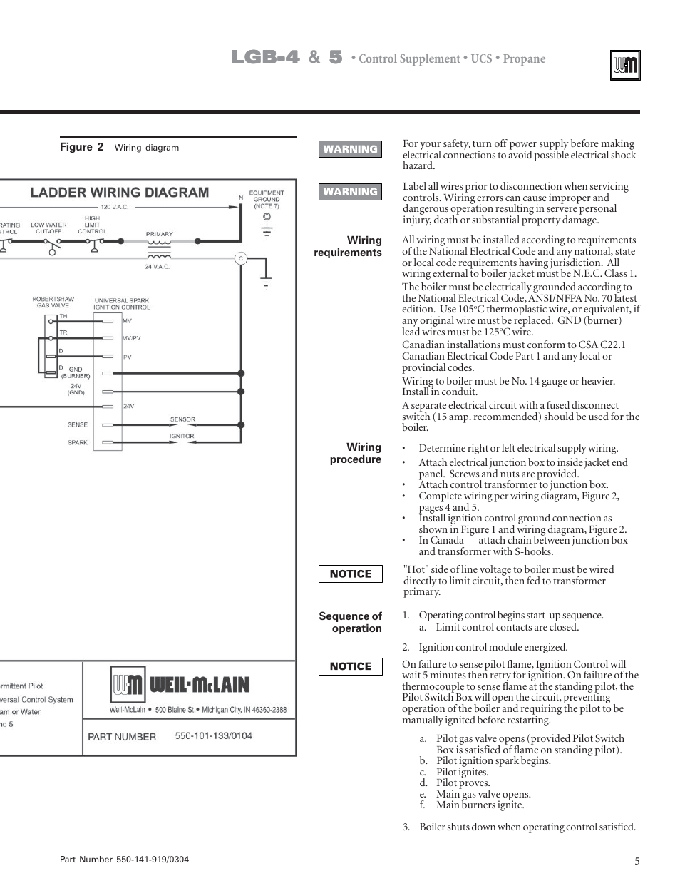 Weil-McLain LGB-5 User Manual | Page 5 / 8