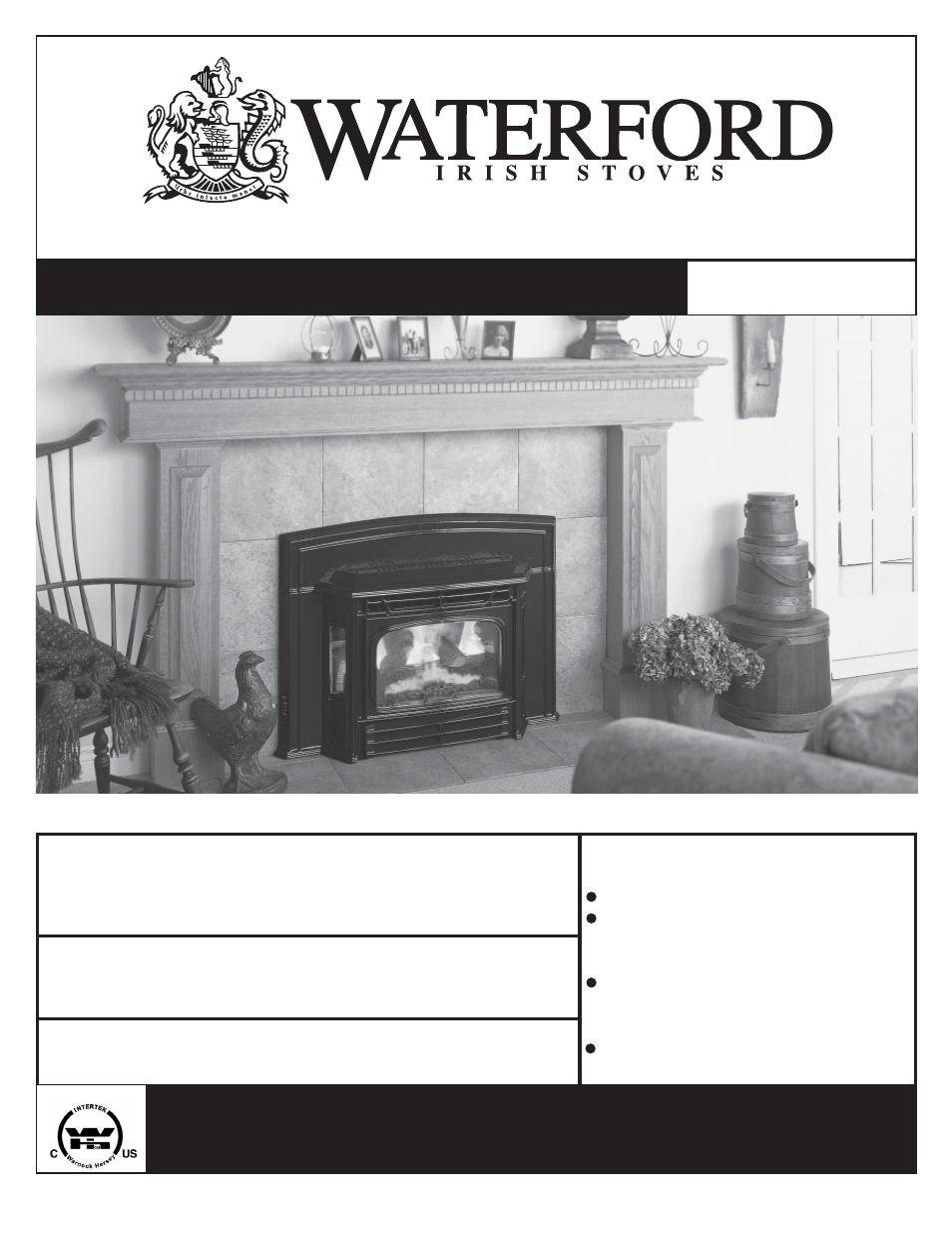 Waterford Appliances NATURAL GAS E61-LP User Manual | 24 pages