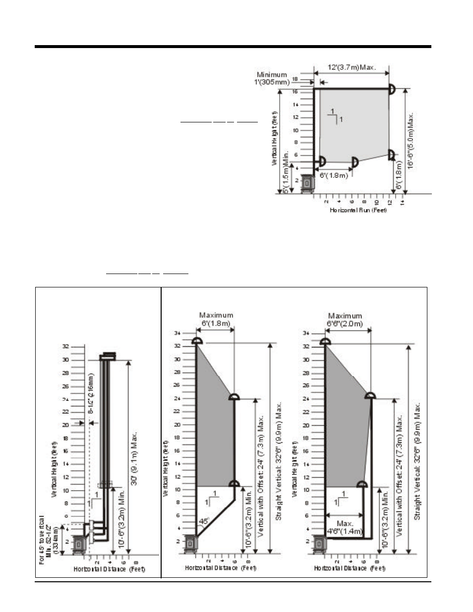 Installation, Rigid pipe venting - vertical terminations, Rigid pipe venting - horizontal terminations | Waterford Appliances T25-LP User Manual | Page 18 / 36