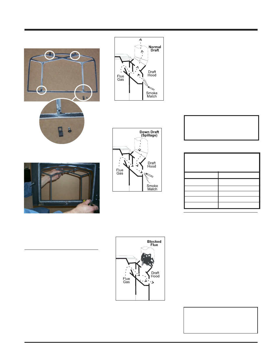 Installation, Optional remote control, Optional wall thermostat | Test for flue spillage | Waterford Appliances EMERALD E63-NG1 User Manual | Page 13 / 24
