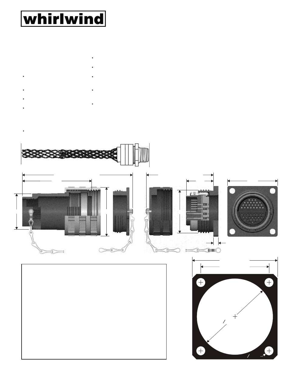 Whirlwind W5 48 User Manual | 3 pages