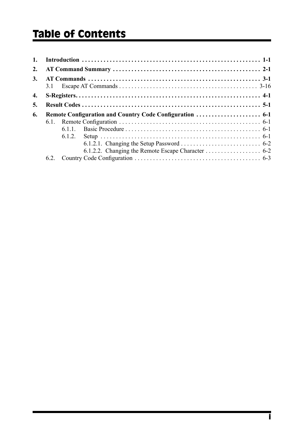 Western Telematic AT COMMAND SET MT9234 User Manual | Page 3 / 36
