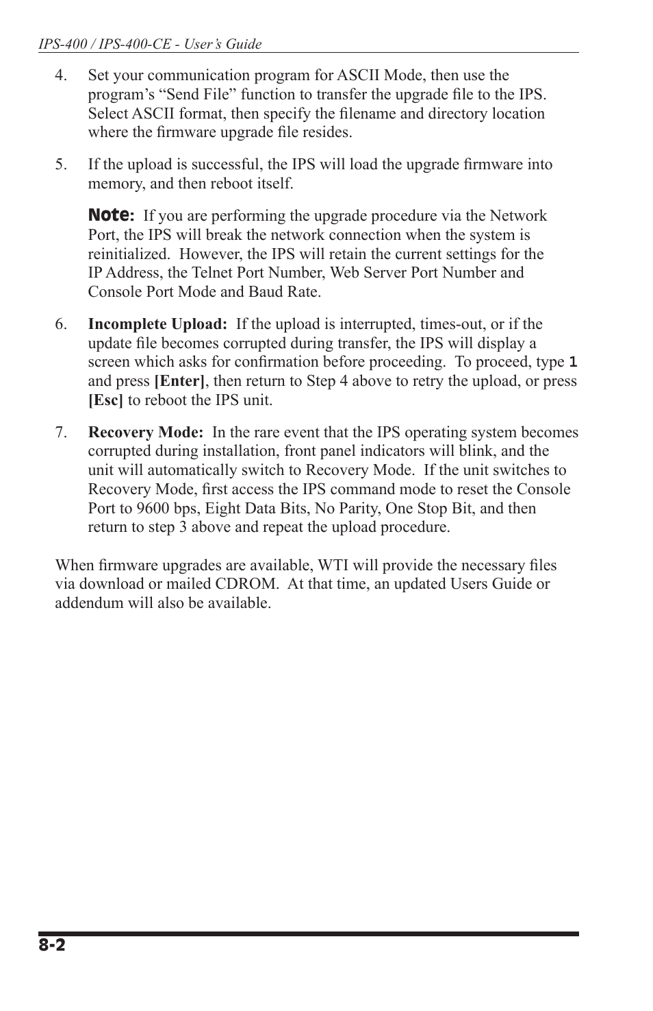 Western Telematic IPS-400 User Manual | Page 48 / 56
