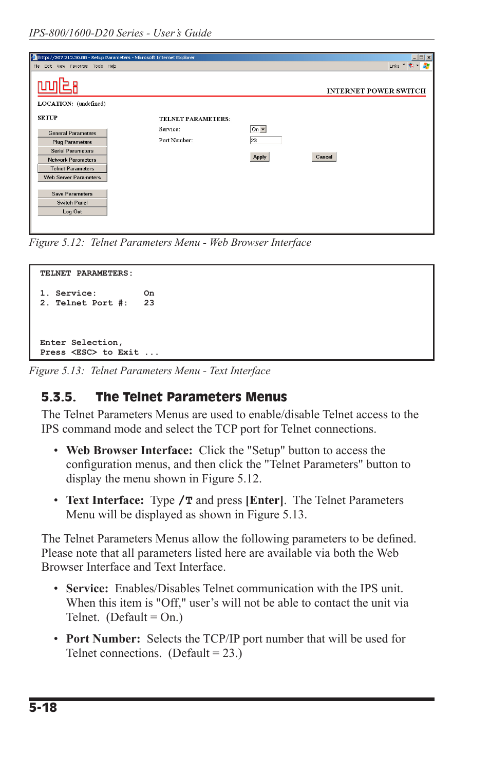 Western Telematic IPS-800-D20 User Manual | Page 36 / 58