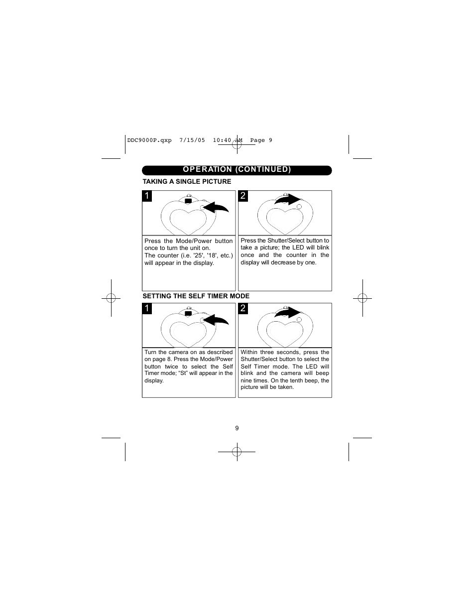 Disney DDC9000-P User Manual | Page 10 / 65