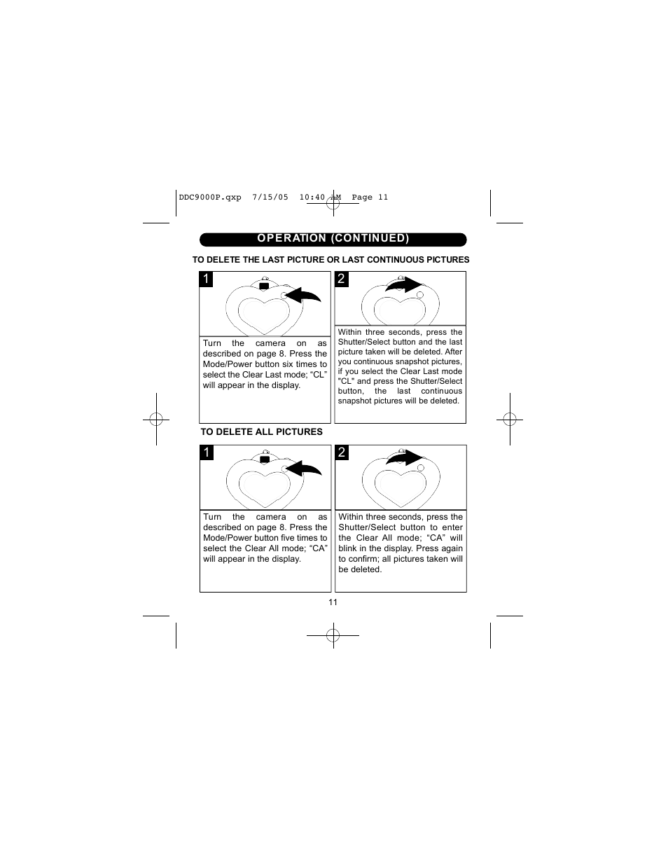 Disney DDC9000-P User Manual | Page 12 / 65