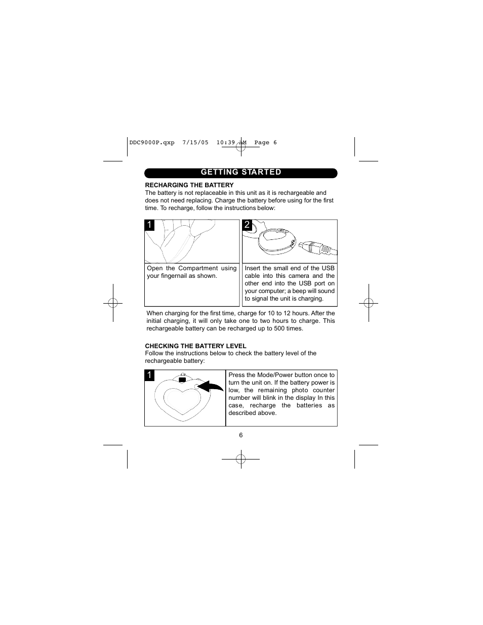 Disney DDC9000-P User Manual | Page 7 / 65