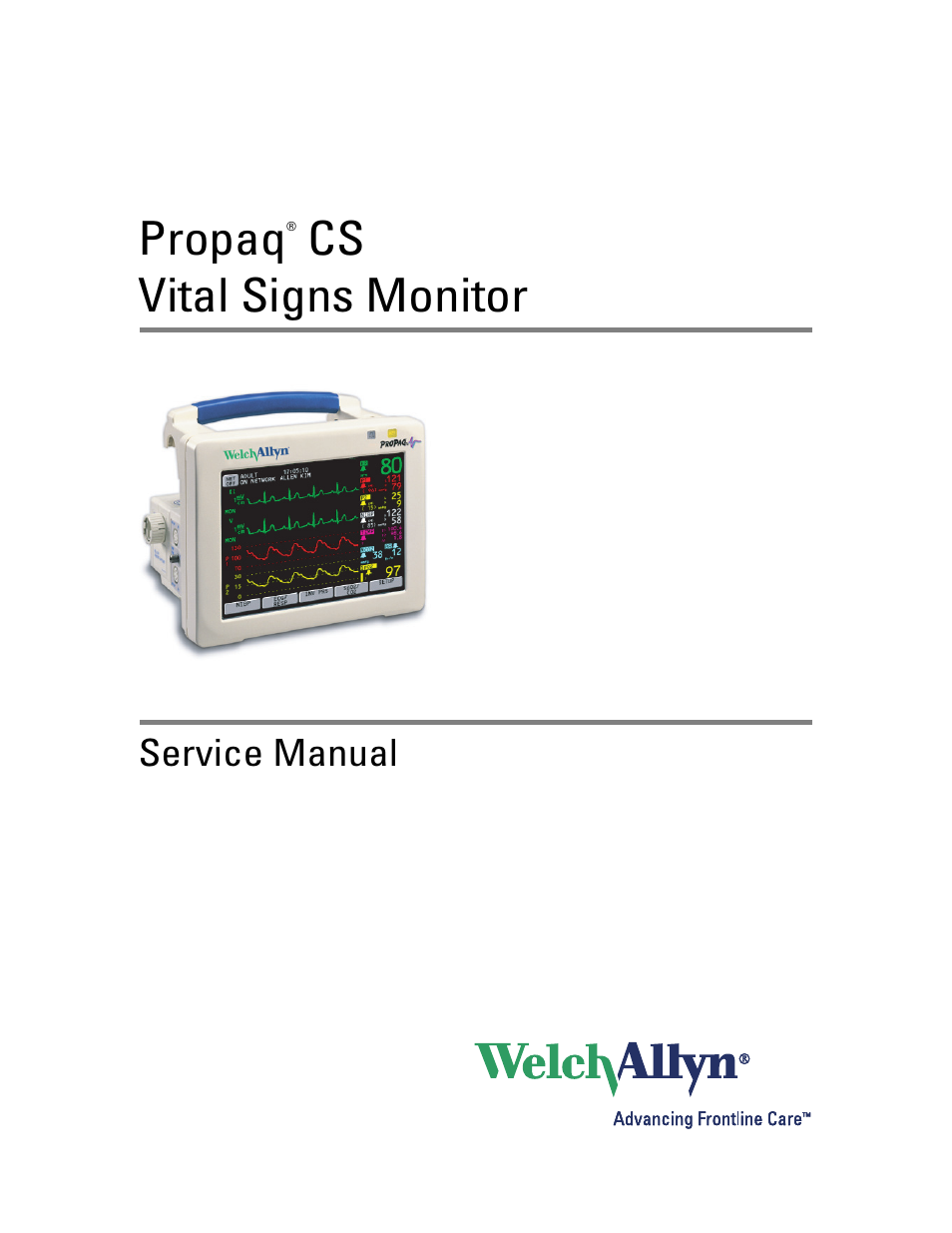 Welch Allyn PROPAQ CS User Manual | 142 pages