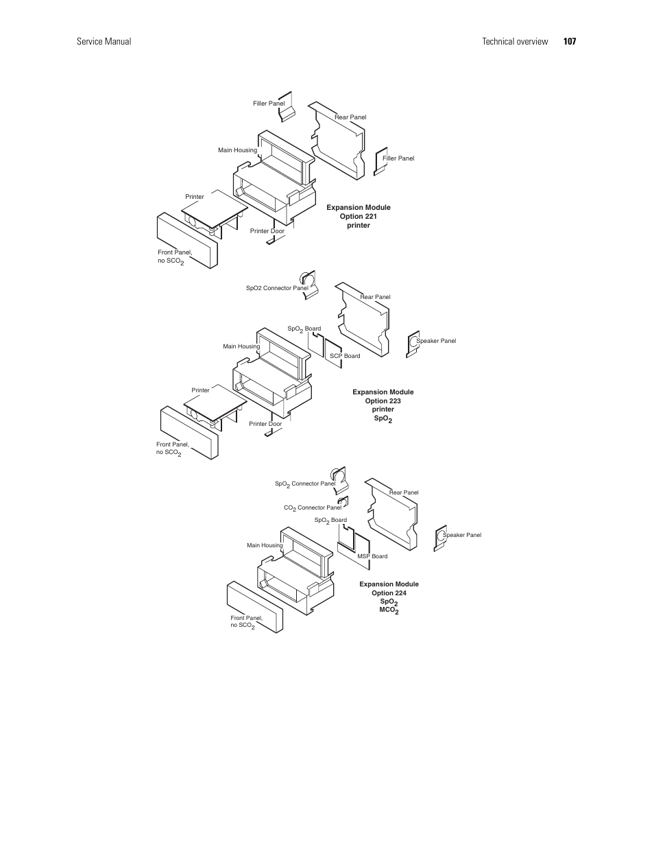 Service manual technical overview 107 | Welch Allyn PROPAQ CS User Manual | Page 111 / 142