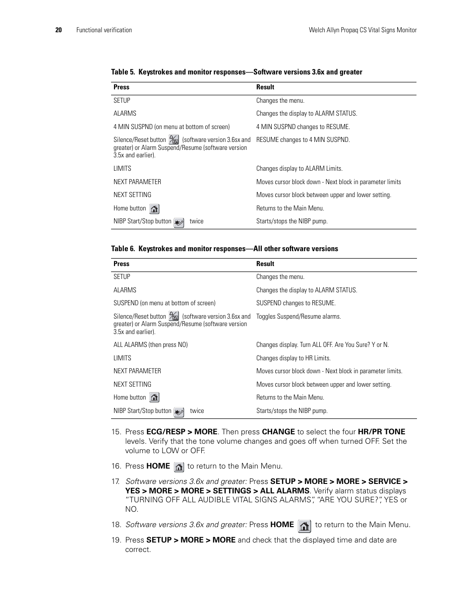 Welch Allyn PROPAQ CS User Manual | Page 24 / 142