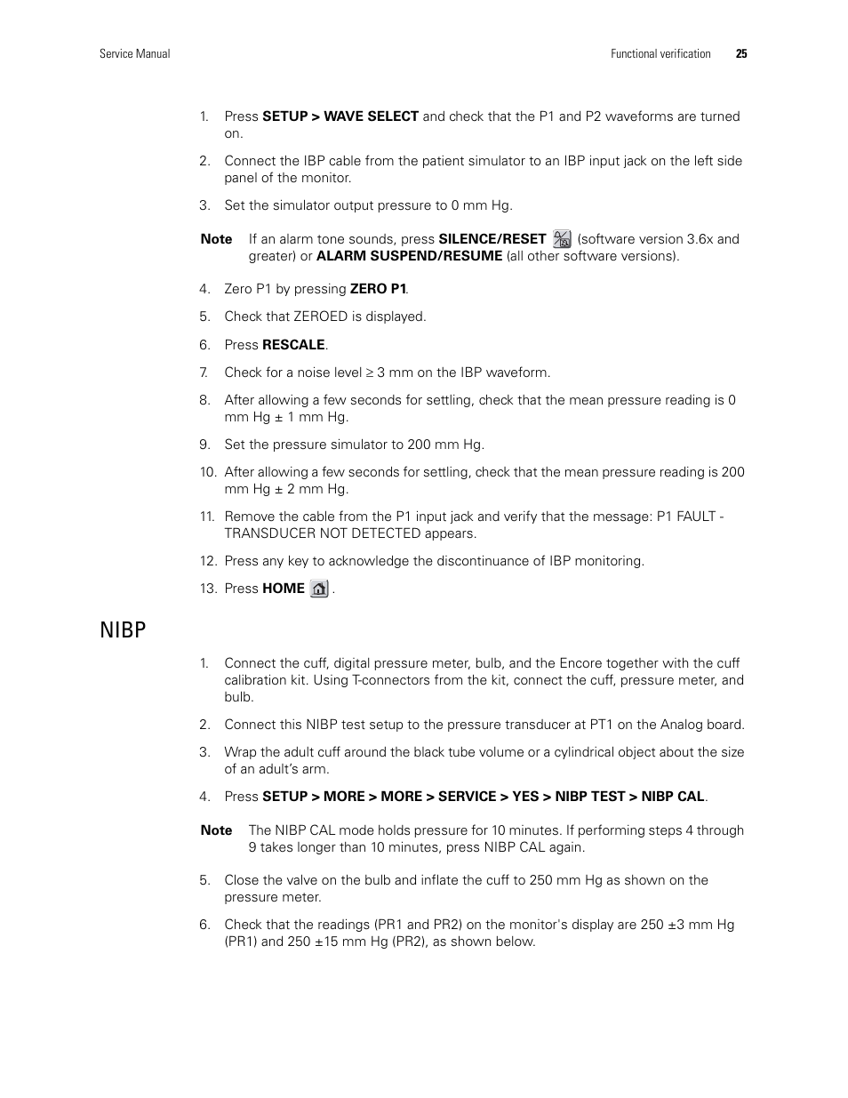 Nibp | Welch Allyn PROPAQ CS User Manual | Page 29 / 142