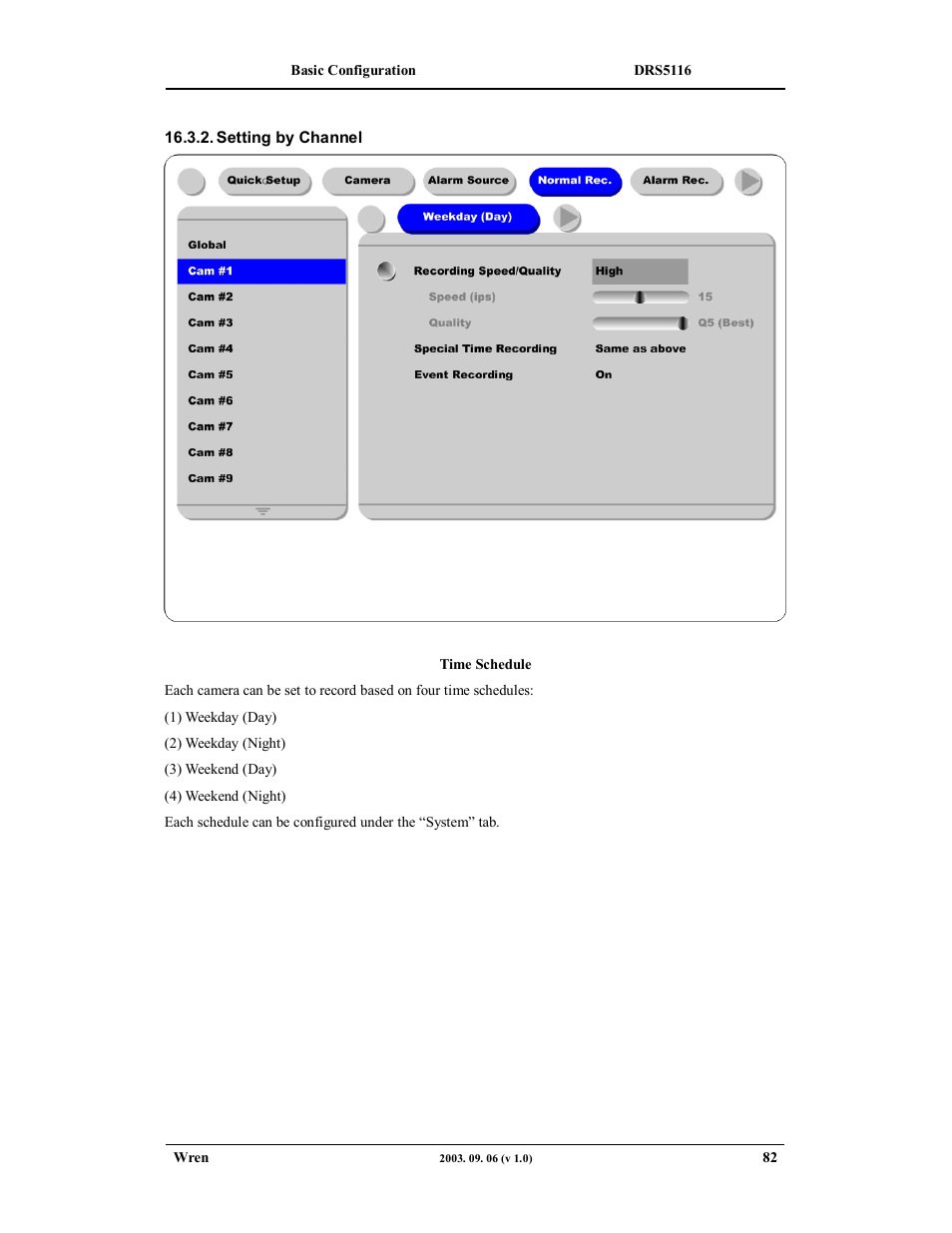 Wren Associates DRS5016 User Manual | Page 82 / 112