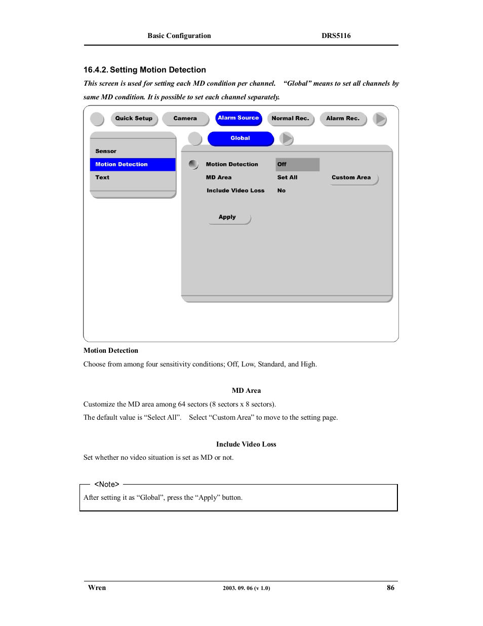 Wren Associates DRS5016 User Manual | Page 86 / 112