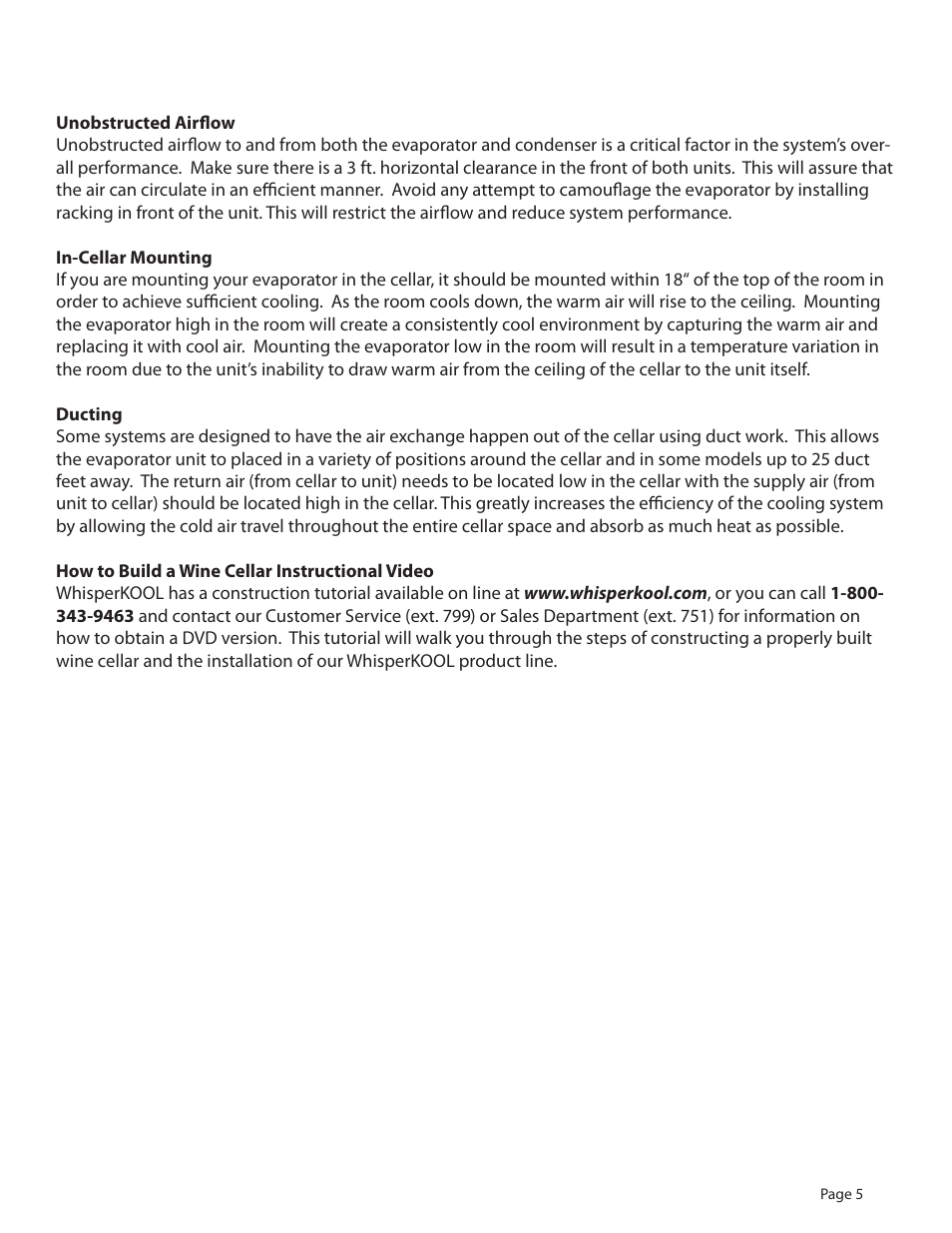 WhisperKool 081310 User Manual | Page 7 / 34